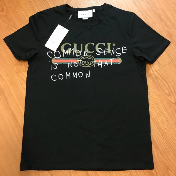 gucci common sense t shirt